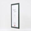 Effect Holz-Bilderrahmen Profil 43 tannengroen 25x80 cm Normalglas