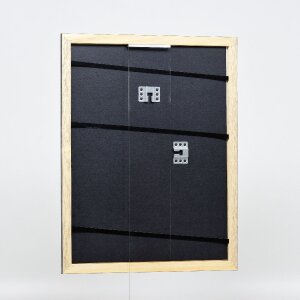 Effect Holz-Bilderrahmen Profil 43 zwart hoogglans 30x30 cm