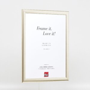 Effect houten fotolijst Profil 43 zilver 30x40 cm normaalglas