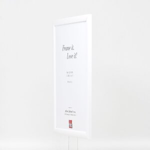 Effect Houten Fotolijst Profil 43 wit glanzend 30x45 cm normaalglas