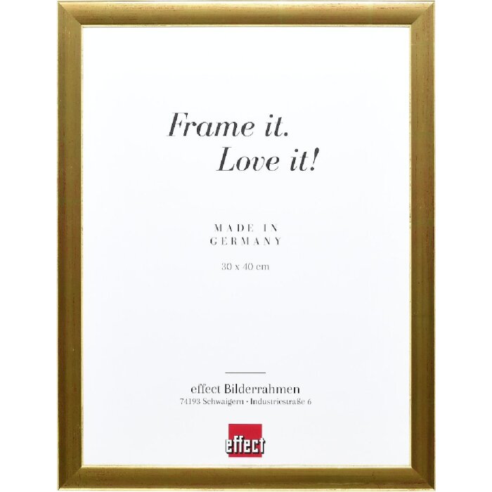 effect Houten fotolijst Profil 43 goud 40x40 cm