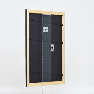 Effect Holz fotolijst Profil 43 zwart hoogglans 40x50 cm