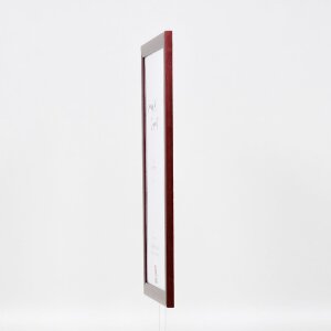 Effect houten fotolijst Profil 43 rood 40x60 cm normaalglas