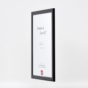 effect Houten fotolijst Profiel 43 zwart hoogglans 45x60 cm