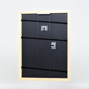 effect houten fotolijst Profil 43 wit glanzend 50x65 cm normaal glas