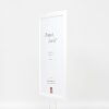 effect houten fotolijst Profil 43 wit glanzend 50x65 cm normaal glas