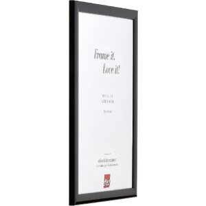Effect Holz fotolijst Profil 43 zwart glanzend 60x90 cm normaalglas