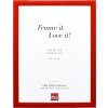 Effect Holz-Bilderrahmen Profil 43 rood hoogglans 10,5x14,8 cm