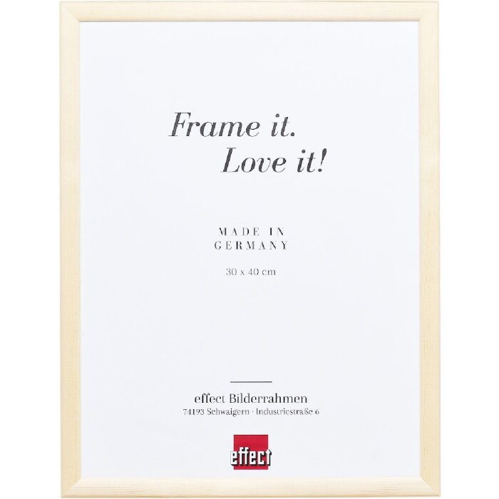 Effect Holz Fotorahmen Profil 45 Kiefer 35x50 cm Klarglas