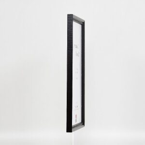 Effect Holzrahmen Profil 48 zwart 20x30 cm helder glas