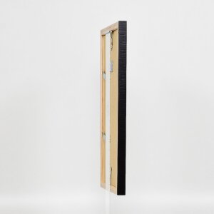 Effect Holzrahmen Profil 48 zwart 25x30 cm helder glas