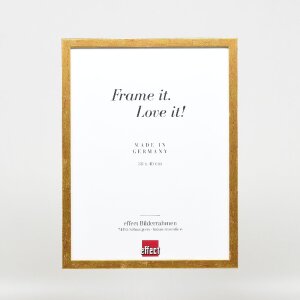 effect Holzrahmen Profil 51 antikgold 20x25 cm Klarglas