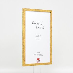 Effect Holzrahmen Profil 51 antikgold 50x65 cm Klarglas