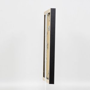 Effect houten fotolijst profiel 52 zwart 60x60 cm Normaal glas