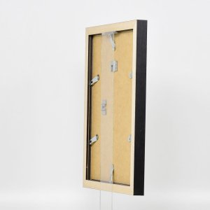 Effect houten fotolijst profiel 52 zwart 70x70 cm Normaal glas