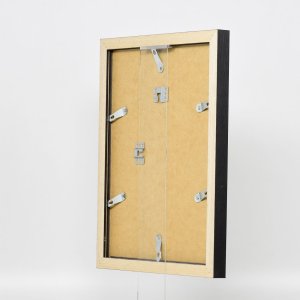 Effect houten fotolijst profiel 52 zwart 70x70 cm Normaal glas