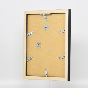 Effect houten fotolijst profiel 52 zwart 70x70 cm Normaal glas