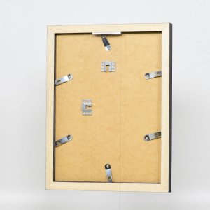 Effect houten fotolijst profiel 52 zwart 70x70 cm Normaal glas