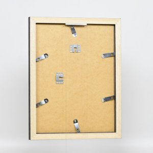 Effect houten fotolijst profiel 52 zwart 70x70 cm Normaal glas