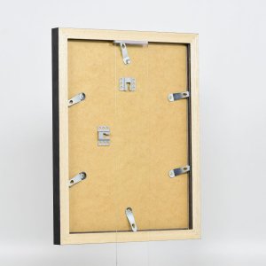 Effect houten fotolijst profiel 52 zwart 70x70 cm Normaal glas
