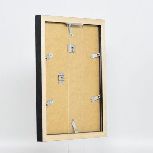 Effect houten fotolijst profiel 52 zwart 70x70 cm Normaal glas