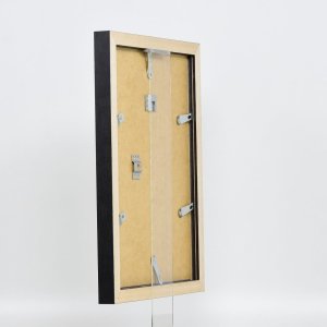 Effect houten fotolijst profiel 52 zwart 70x70 cm Normaal glas