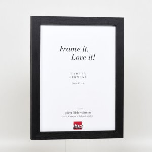 Effect houten fotolijst profiel 52 zwart 70x70 cm Normaal glas
