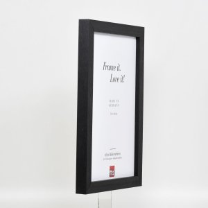 Effect houten fotolijst profiel 52 zwart 70x70 cm Normaal glas