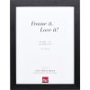 Effect houten fotolijst profiel 52 zwart 70x70 cm Normaal glas