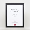 Effect houten fotolijst profiel 52 zwart 70x70 cm Normaal glas