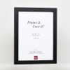 Effect houten fotolijst profiel 52 zwart 70x70 cm Normaal glas