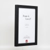 Effect houten fotolijst profiel 52 zwart 70x70 cm Normaal glas