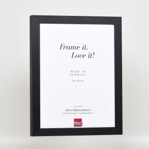 Effect houten fotolijst profiel 55 zwart 50x65 cm Normaal glas