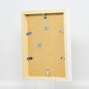 Effect houten fotolijst profiel 55 wit 60x90 cm normaal glas