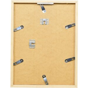 Effect Holzrahmen Profil 58 wit 21x28 cm klarglas