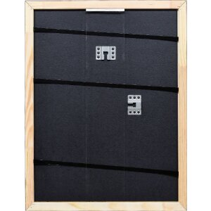 Effect houten fotolijst Profil 67 donkerbruin 30x30 cm met helder glas