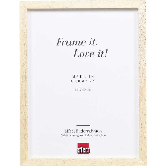 Effect Holz fotolijst Profil 74 natuurlijk 20x25 cm helder glas