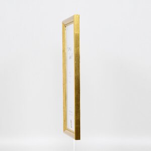 Effect houten fotolijst profiel 85 goud 23x70 cm normaal glas