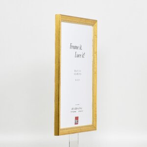 Effect houten fotolijst profiel 85 goud 23x70 cm normaal glas