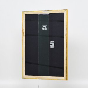 Effect houten fotolijst profiel 85 goud 25x80 cm normaal glas