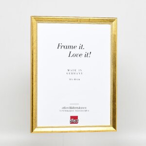 Effect houten fotolijst profiel 85 goud 25x80 cm normaal glas