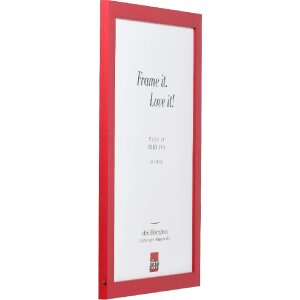 Effect houten fotolijst Profil Top Pro rood 60x80 cm helder glas
