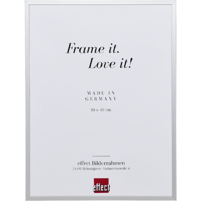 Effect Aluminium-fotolijst Serie 2 zilver 45x60 cm met klarglas