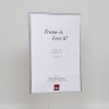 Effect kunststof lijst Art zilver 21x28 cm ontspiegeld glas