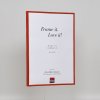 Effect kunststof lijst Art rood 25x70 cm ontspiegeld glas
