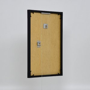 Effect kunststof lijst Art zwart 30x30 cm ontspiegeld glas
