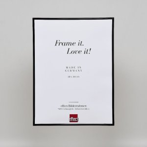 Effect kunststof lijst Art zwart 35x50 cm ontspiegeld glas