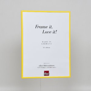 Effect kunststof lijst Art geel 42x59,4 cm ontspiegeld glas