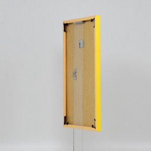 Effect kunststof lijst Art geel 50x50 cm ontspiegeld glas