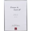 Effect kunststof lijst Art zilver 30,5x91,5 cm ontspiegeld glas